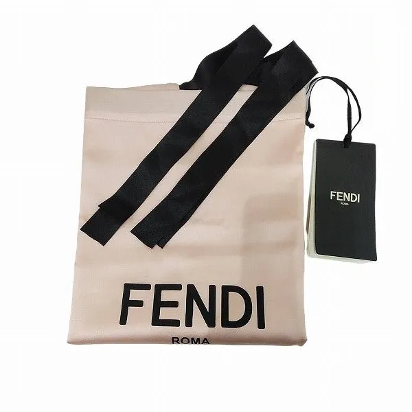 Fendi Pink Silk Logo Embroidered Pajamas