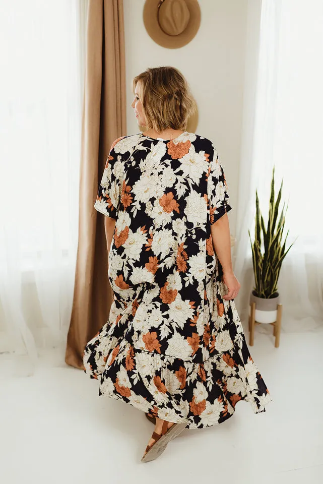 Floral Long Kimono