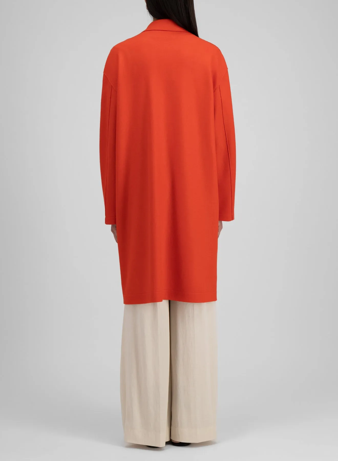 Harris Wharf Oversized Coat in Red