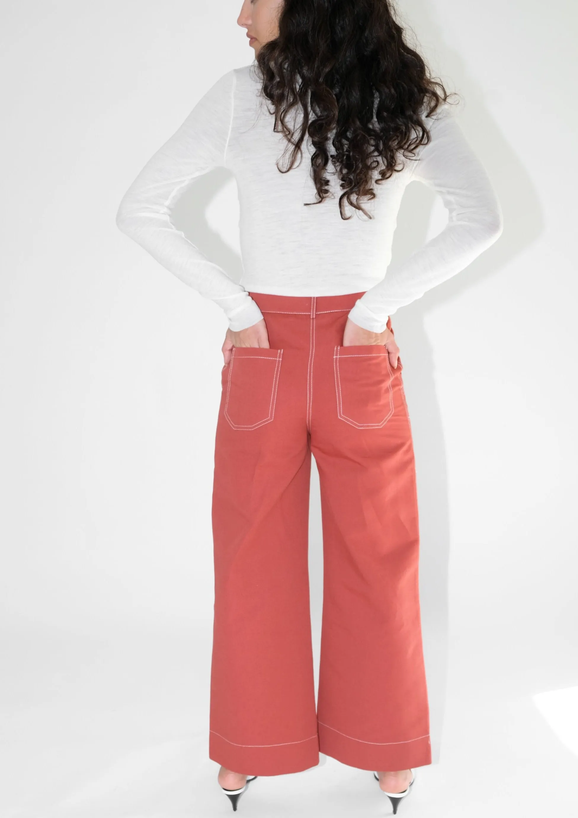 High Kick Trousers (Redwood)