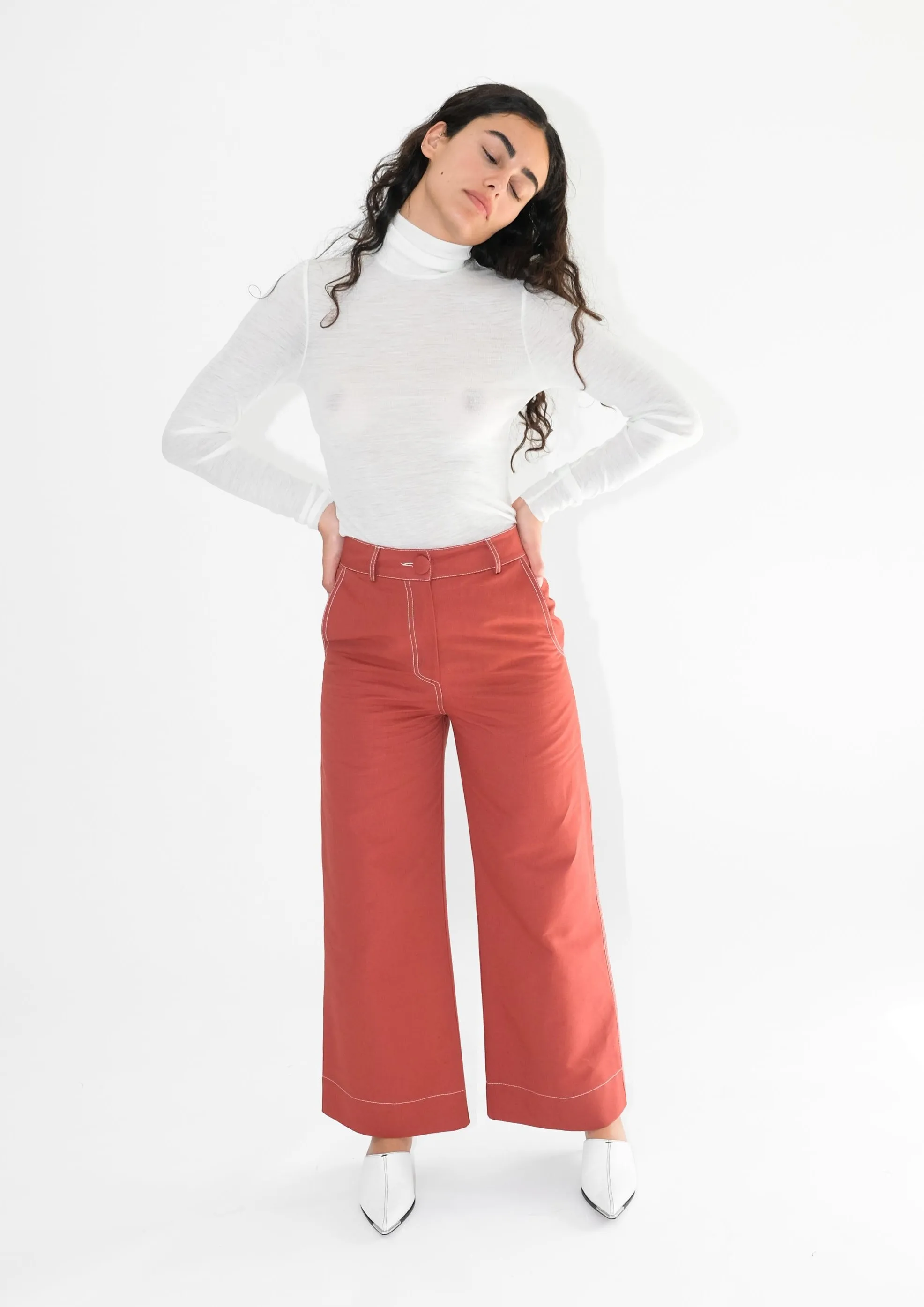 High Kick Trousers (Redwood)