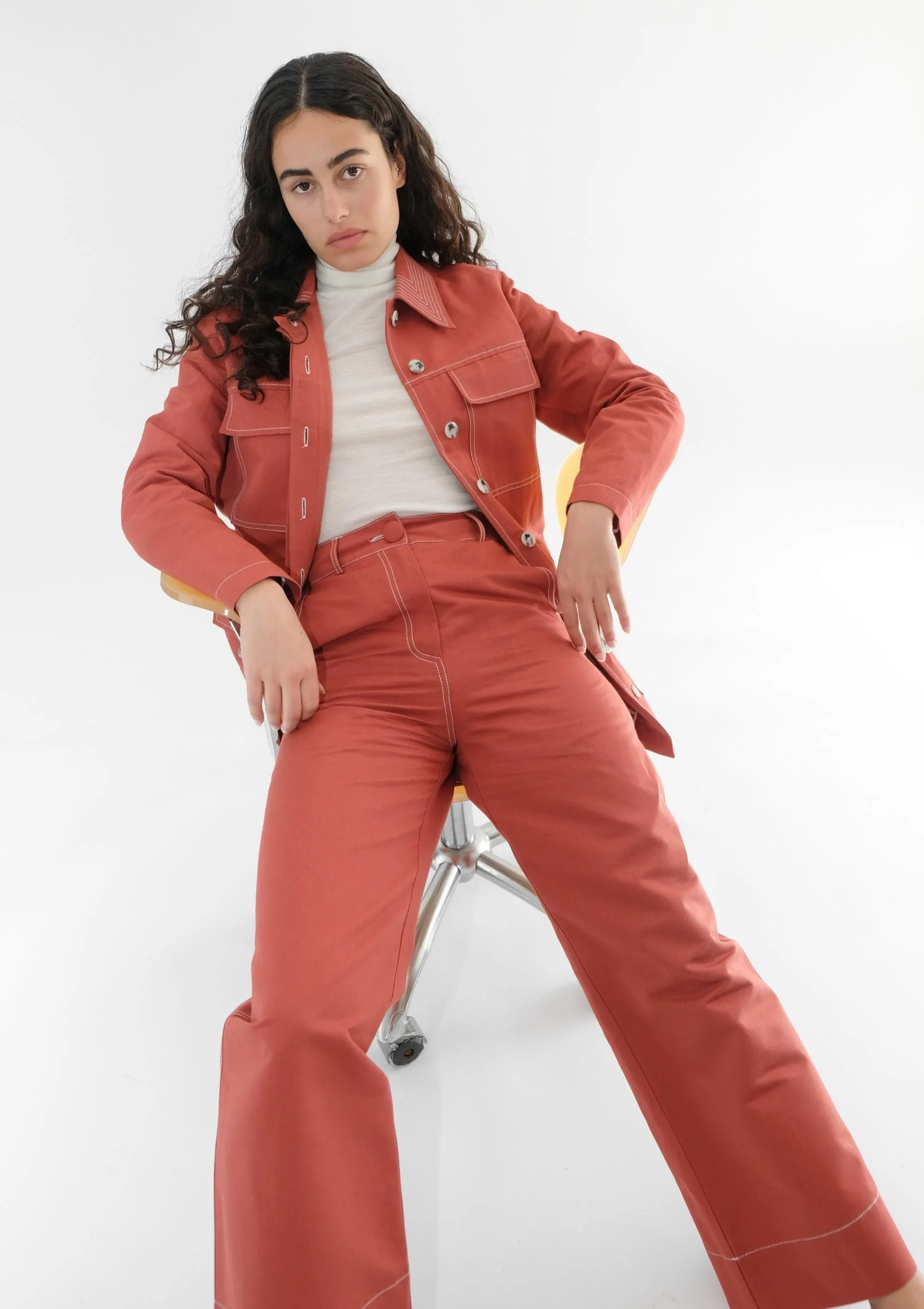 High Kick Trousers (Redwood)