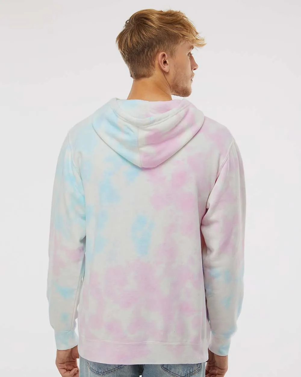 Independent Trading Co. Midweight Tie-Dyed Hooded Sweatshirt PRM4500TD