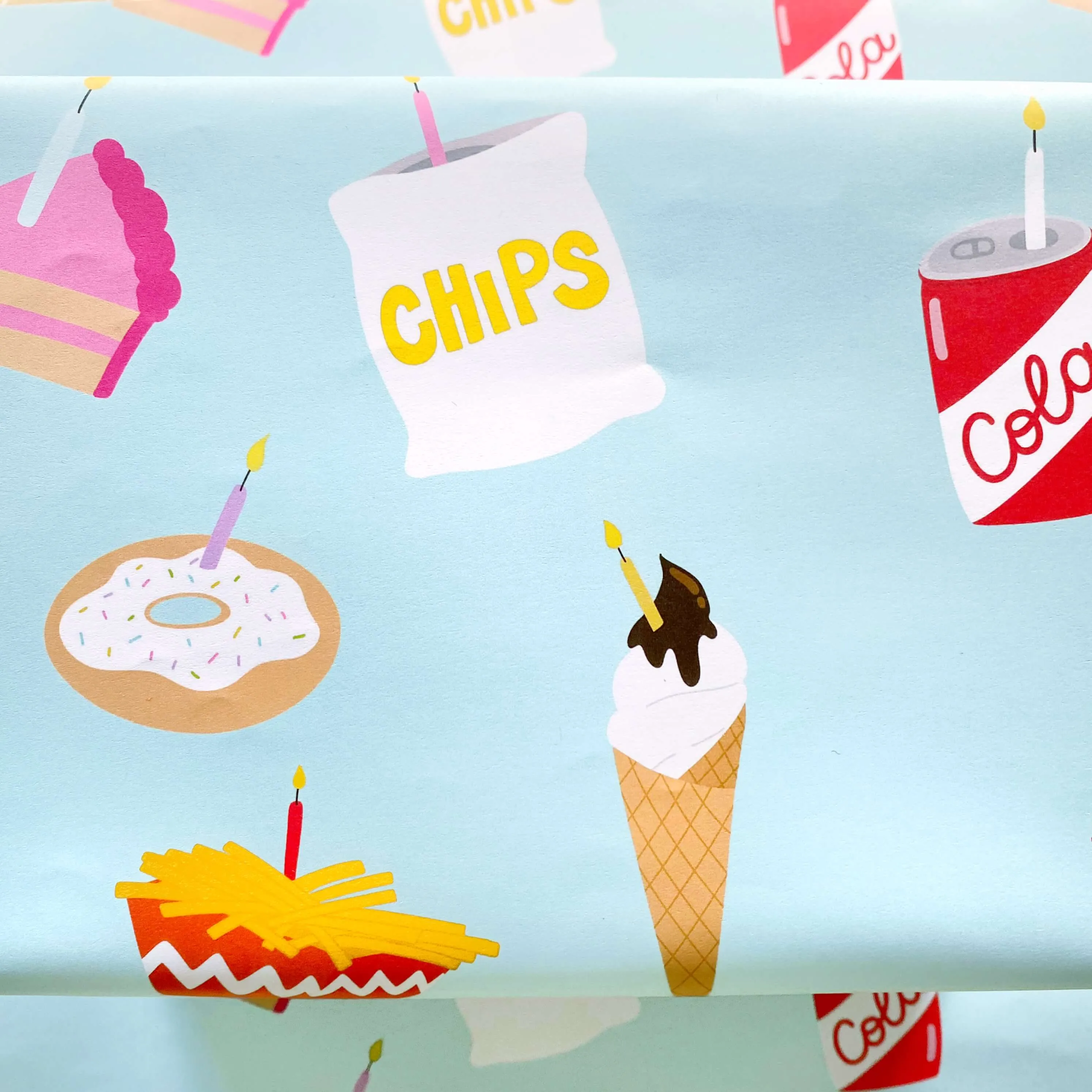Junk Food Wrapping Paper