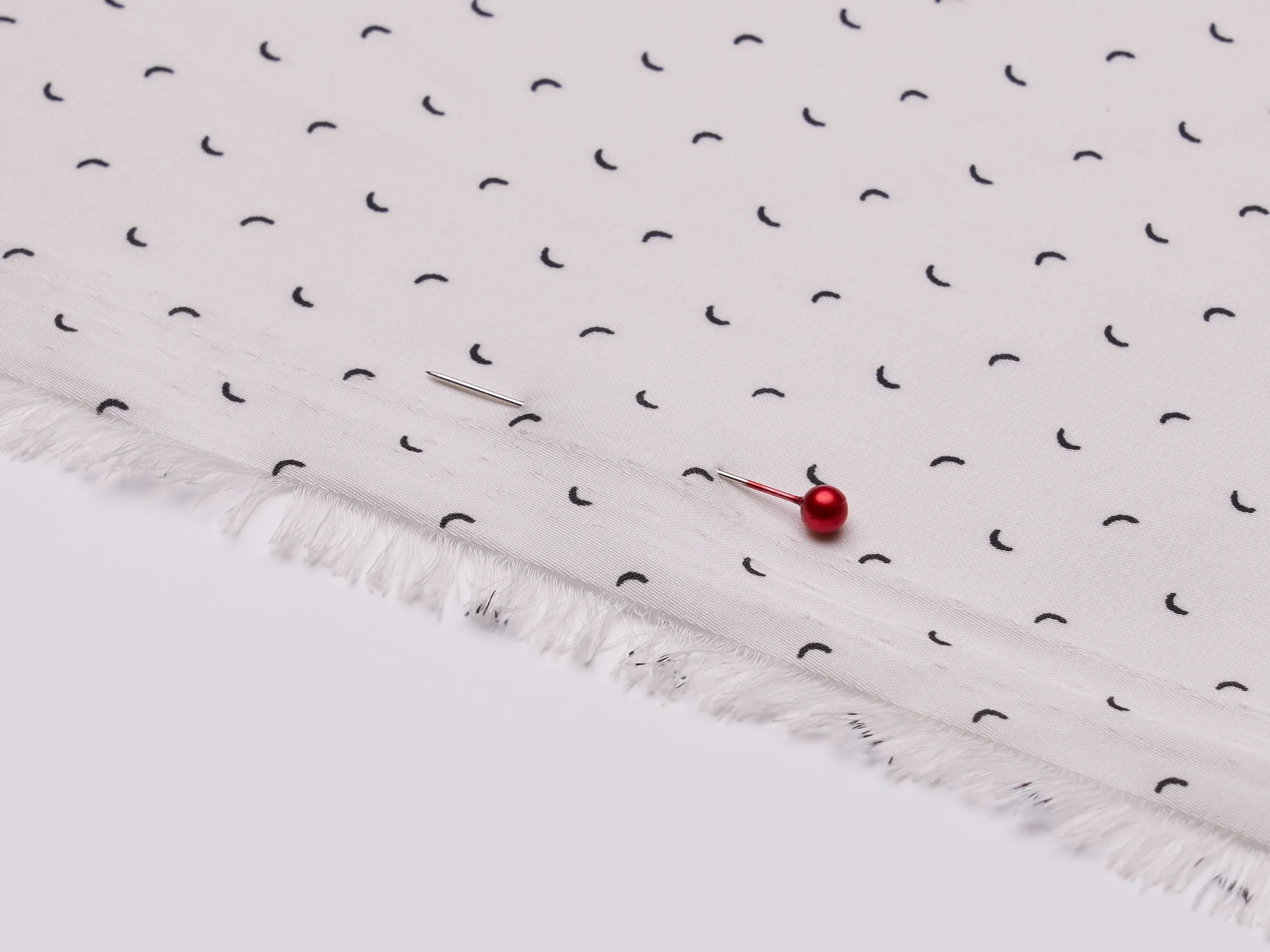 Lightweight  satin  fabric by the yard - Small motifs    print