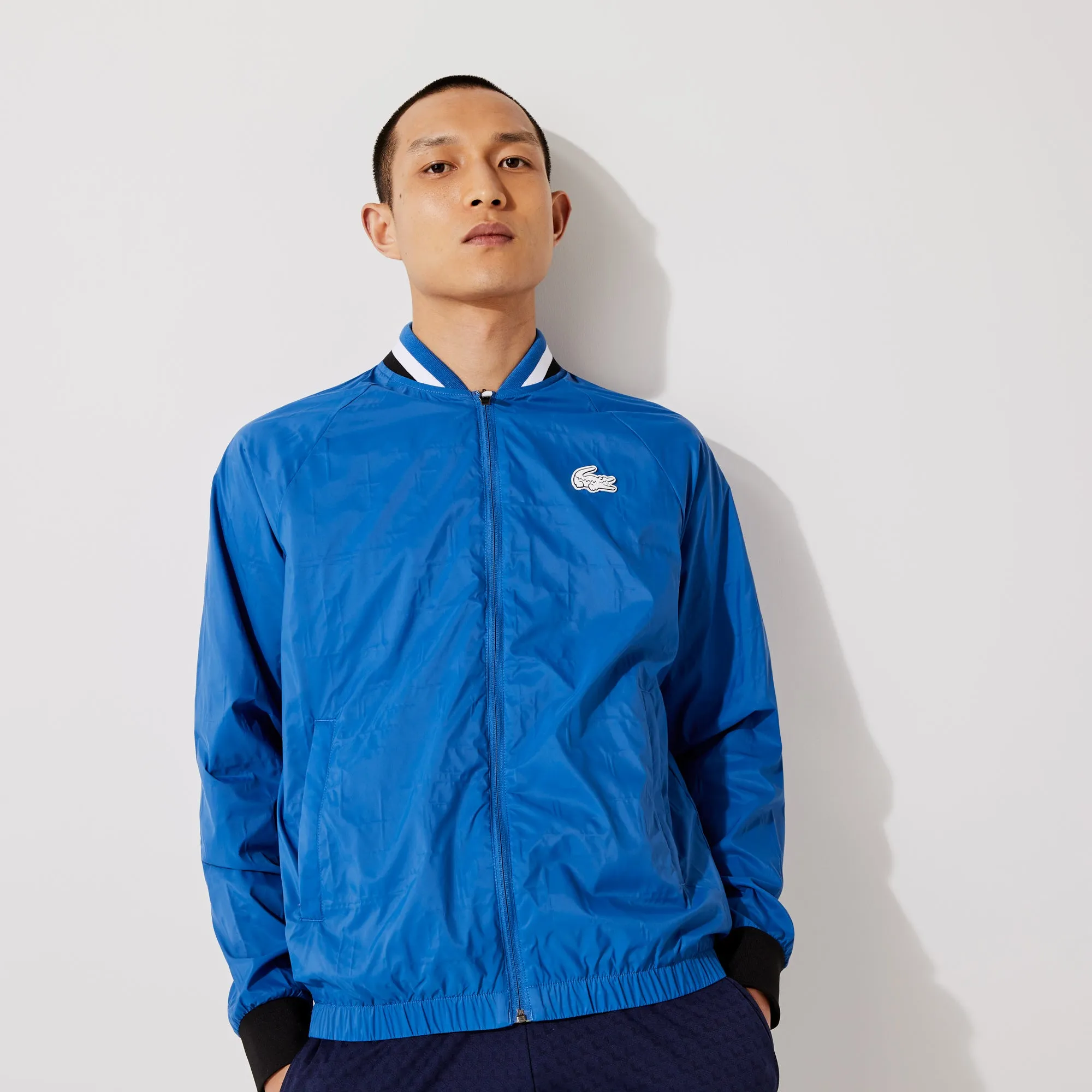 Men’s Lacoste SPORT Light Water-Resistant Teddy Jacket