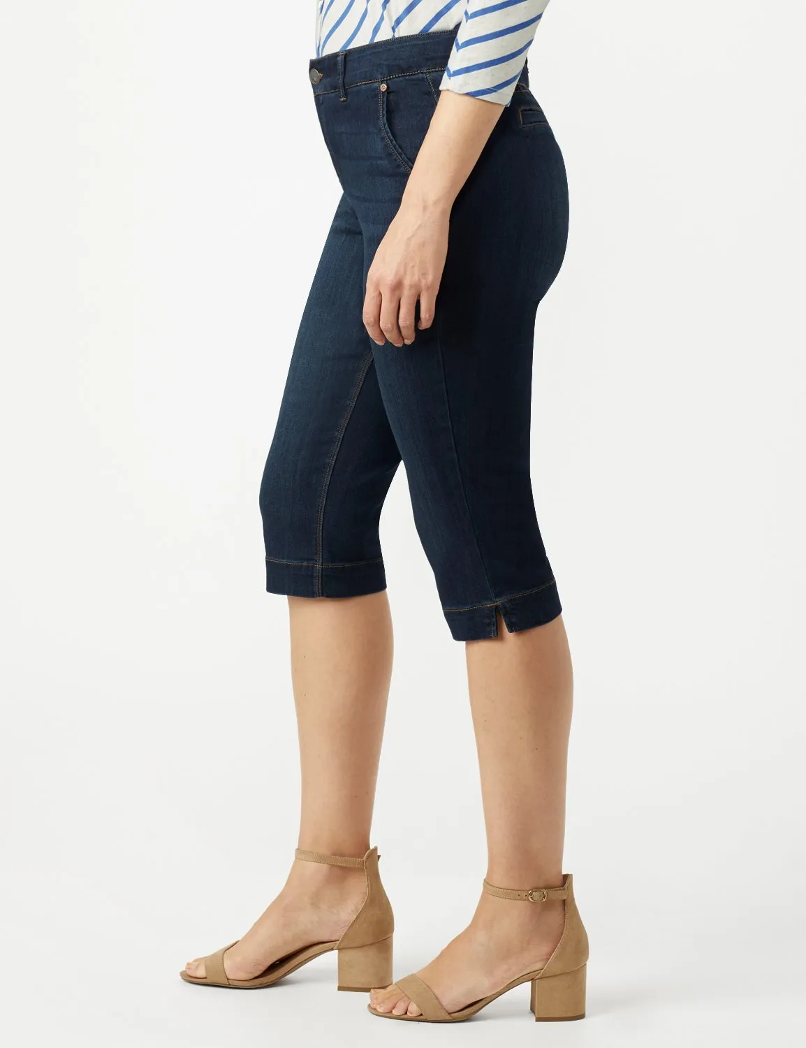 Mid Rise Skinny Petal Pusher With Goddess Fit Solutions