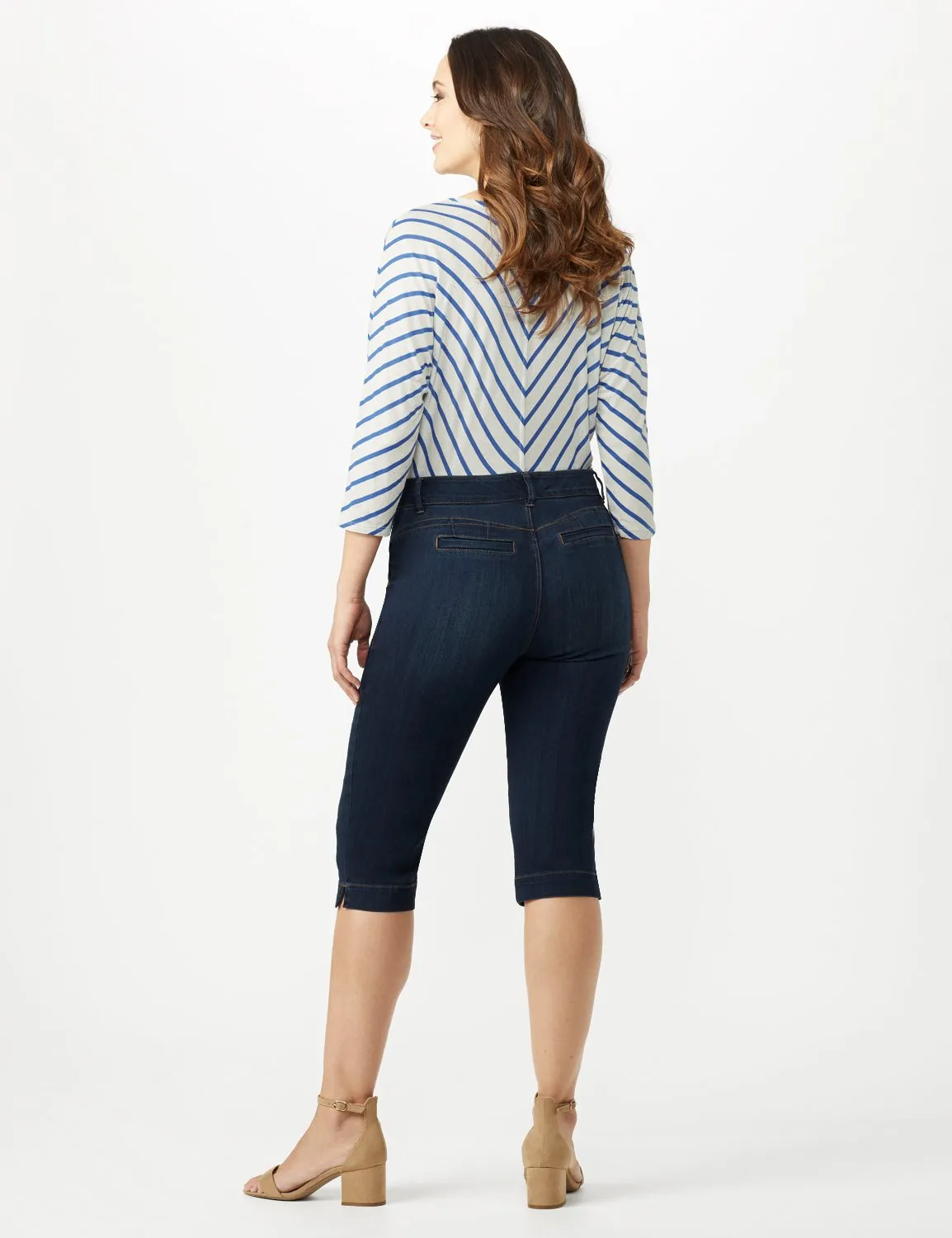 Mid Rise Skinny Petal Pusher With Goddess Fit Solutions