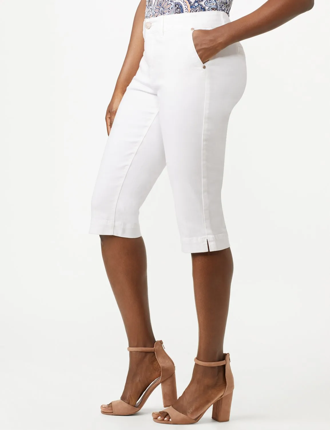 Mid Rise Skinny Petal Pusher With Goddess Fit Solutions