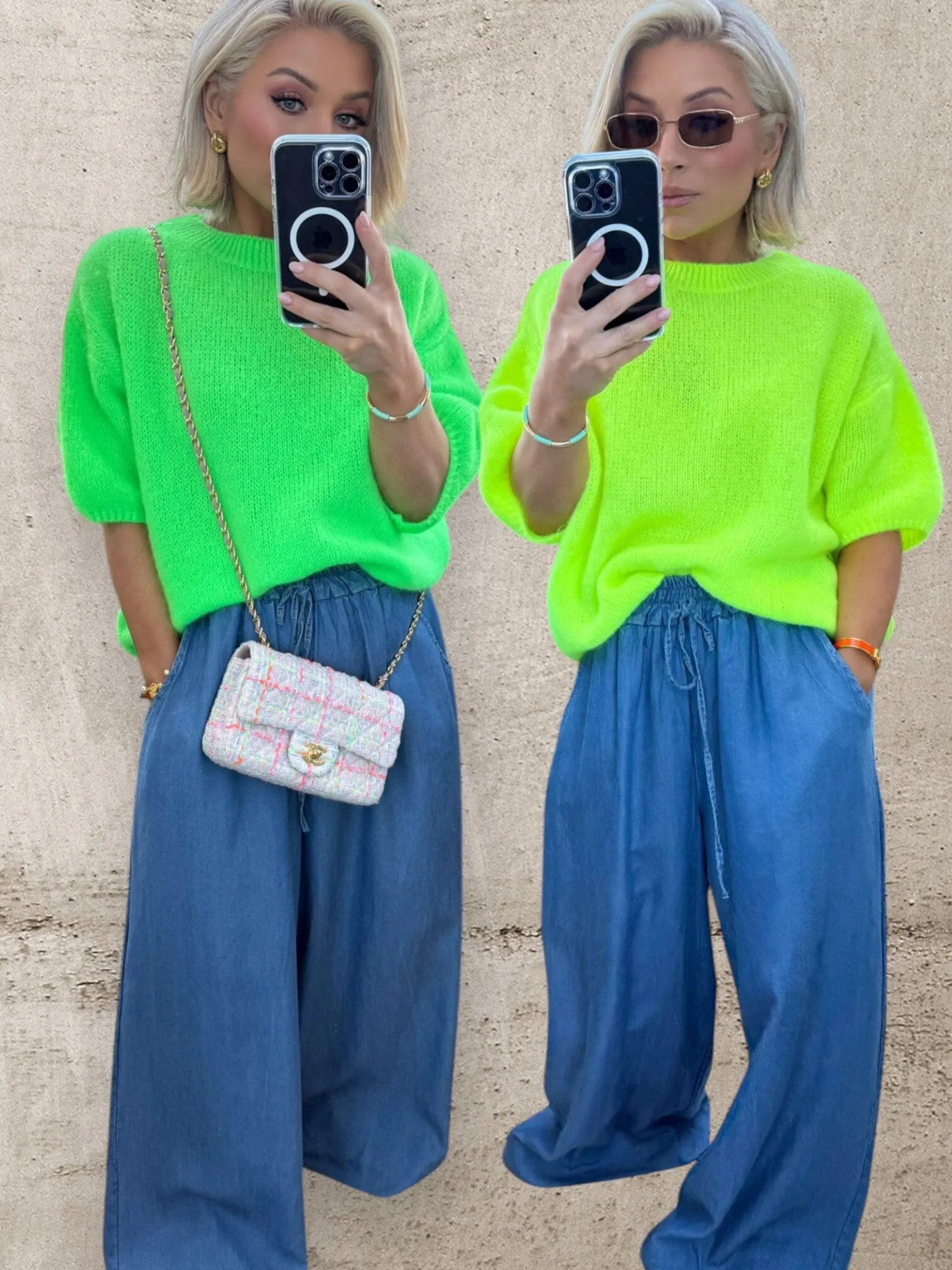 NEON POP KNIT - YELLOW