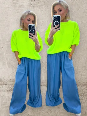NEON POP KNIT - YELLOW