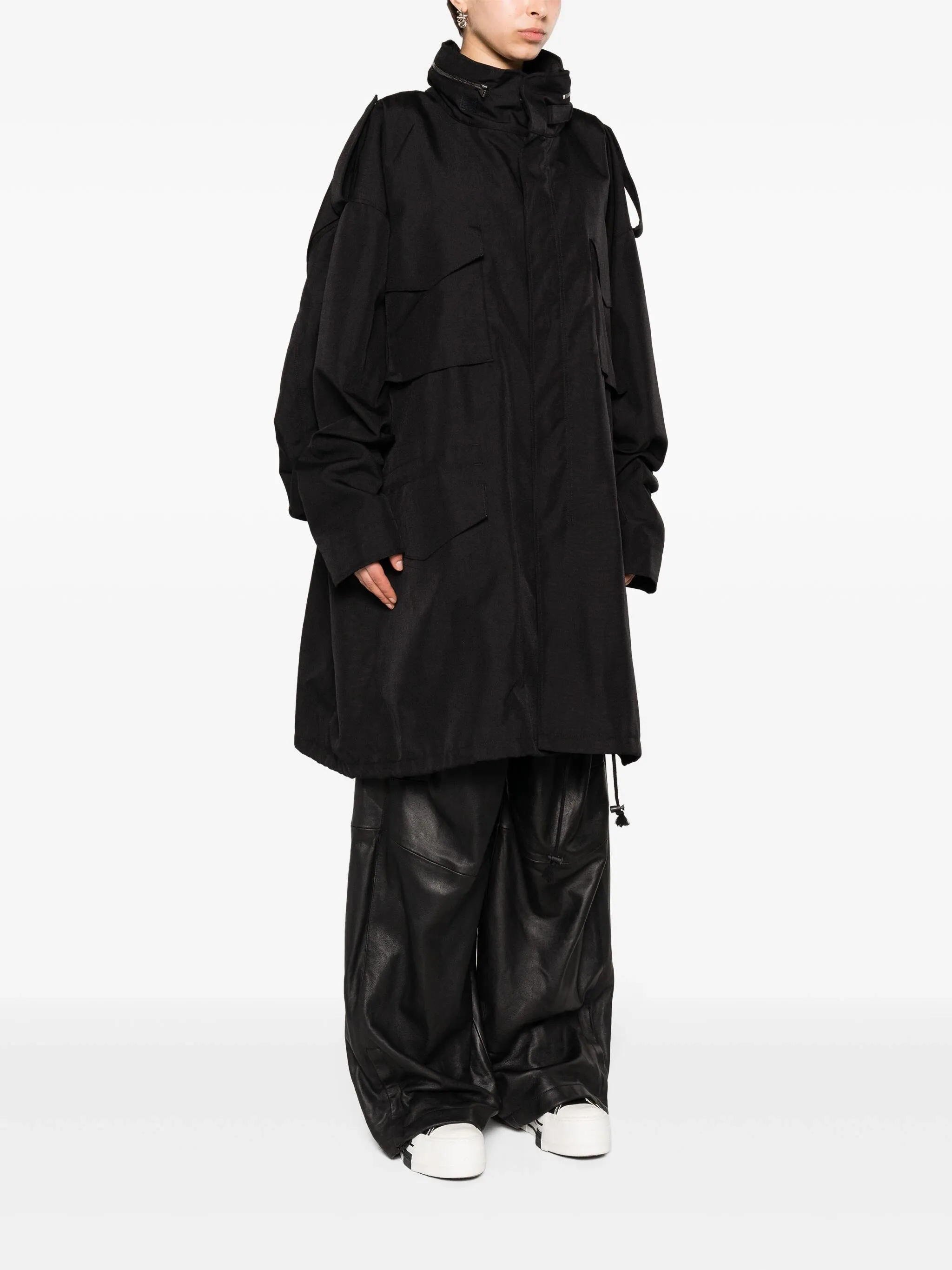 Oversized Sport Jacket - Black
