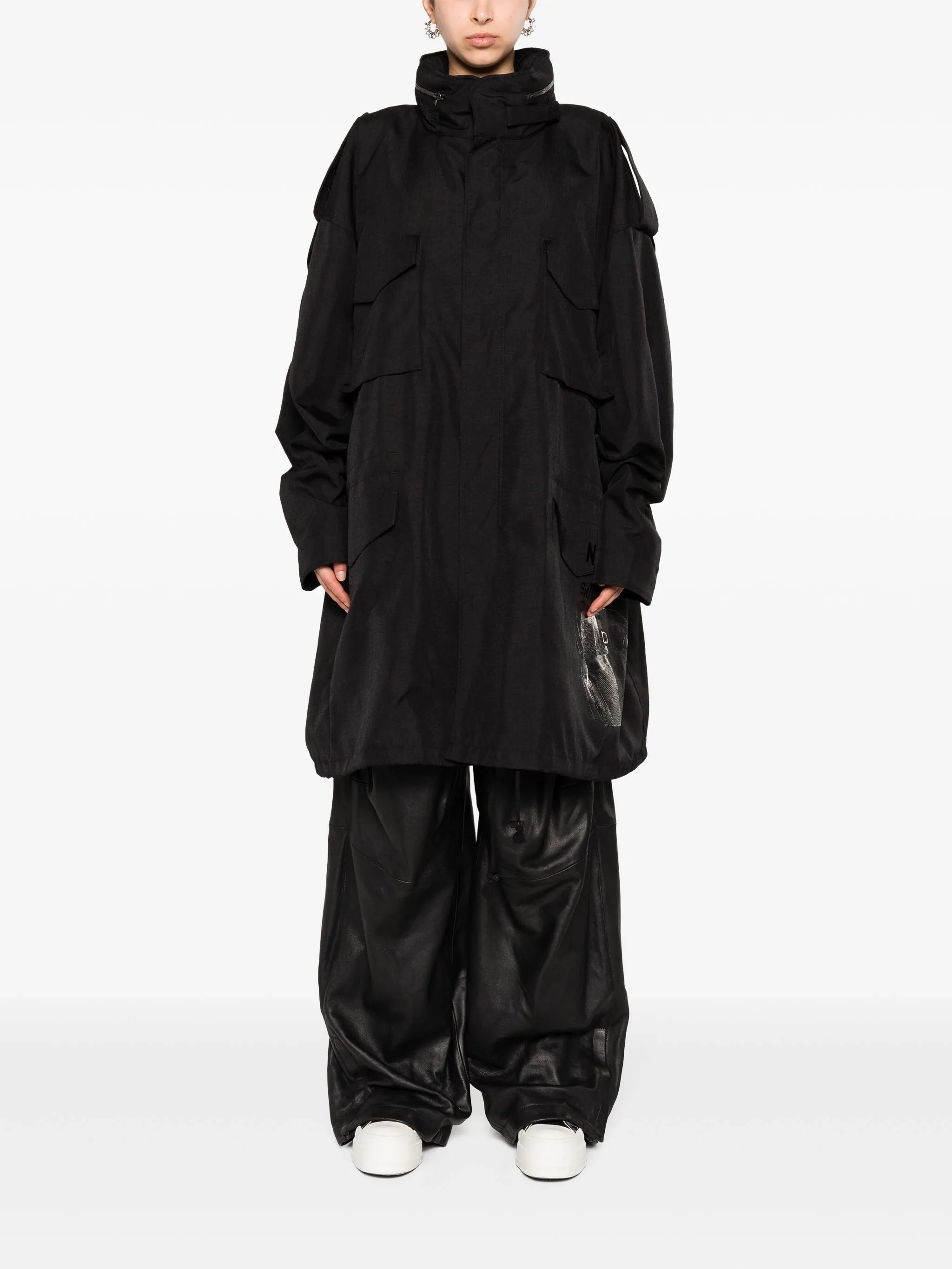 Oversized Sport Jacket - Black