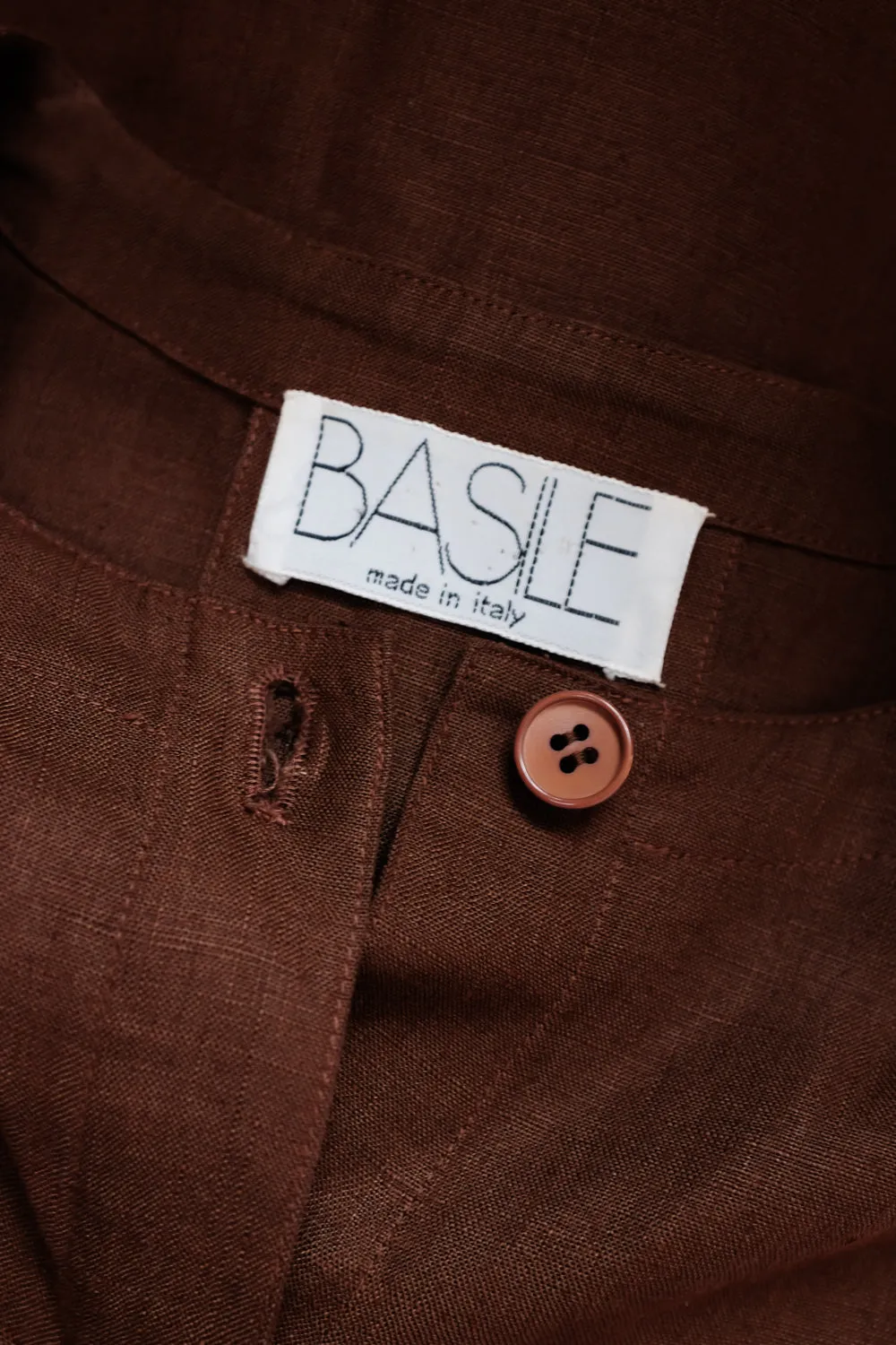 PURE LINEN CHOCOLATE BLAZER