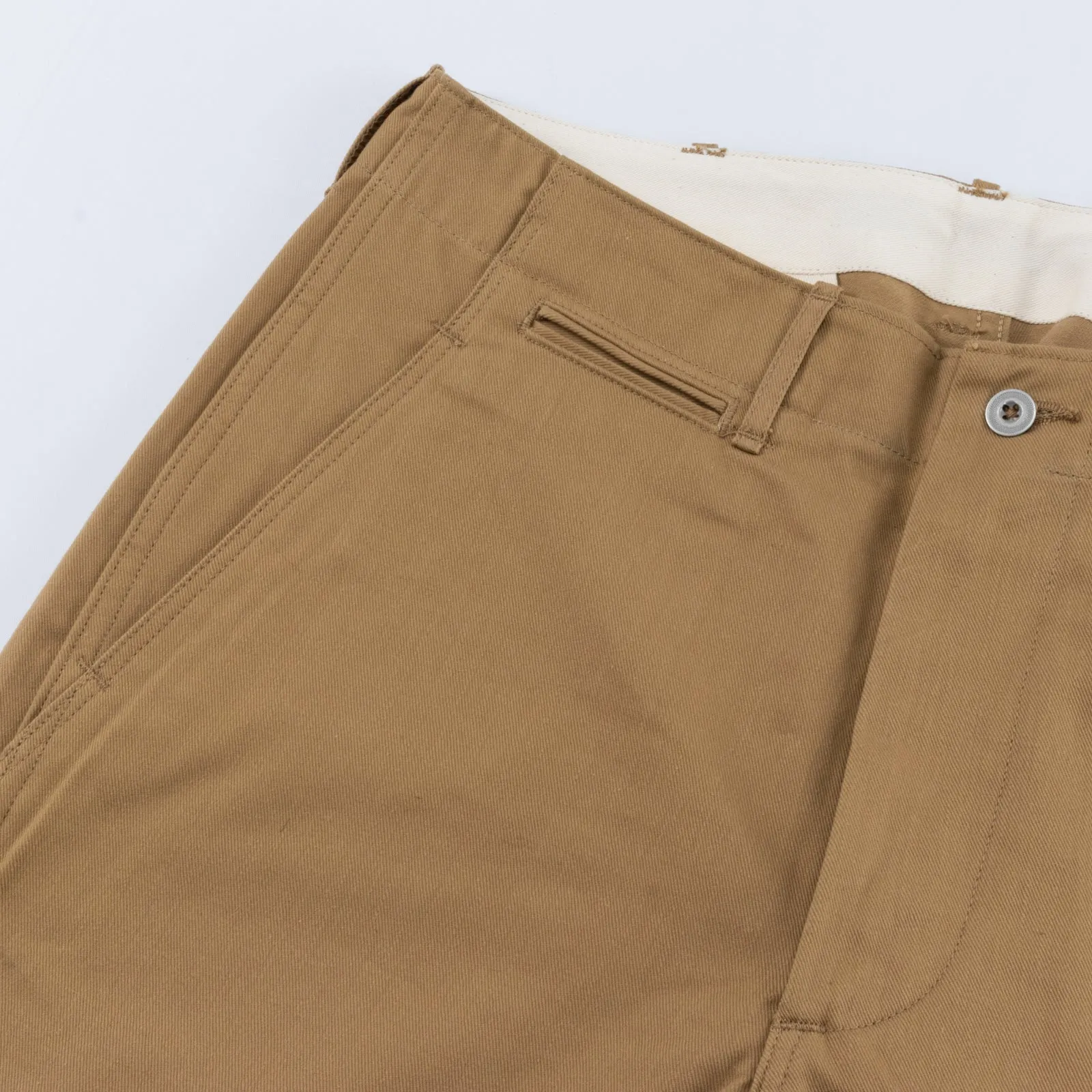 Slim Fit Army Trouser - Khaki