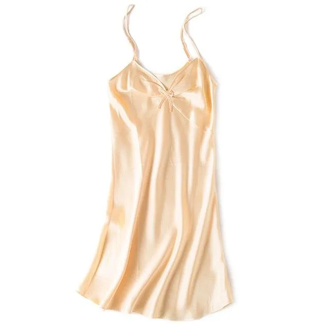 Spaghetti Strap Mini Length Sleepwear