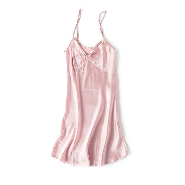 Spaghetti Strap Mini Length Sleepwear