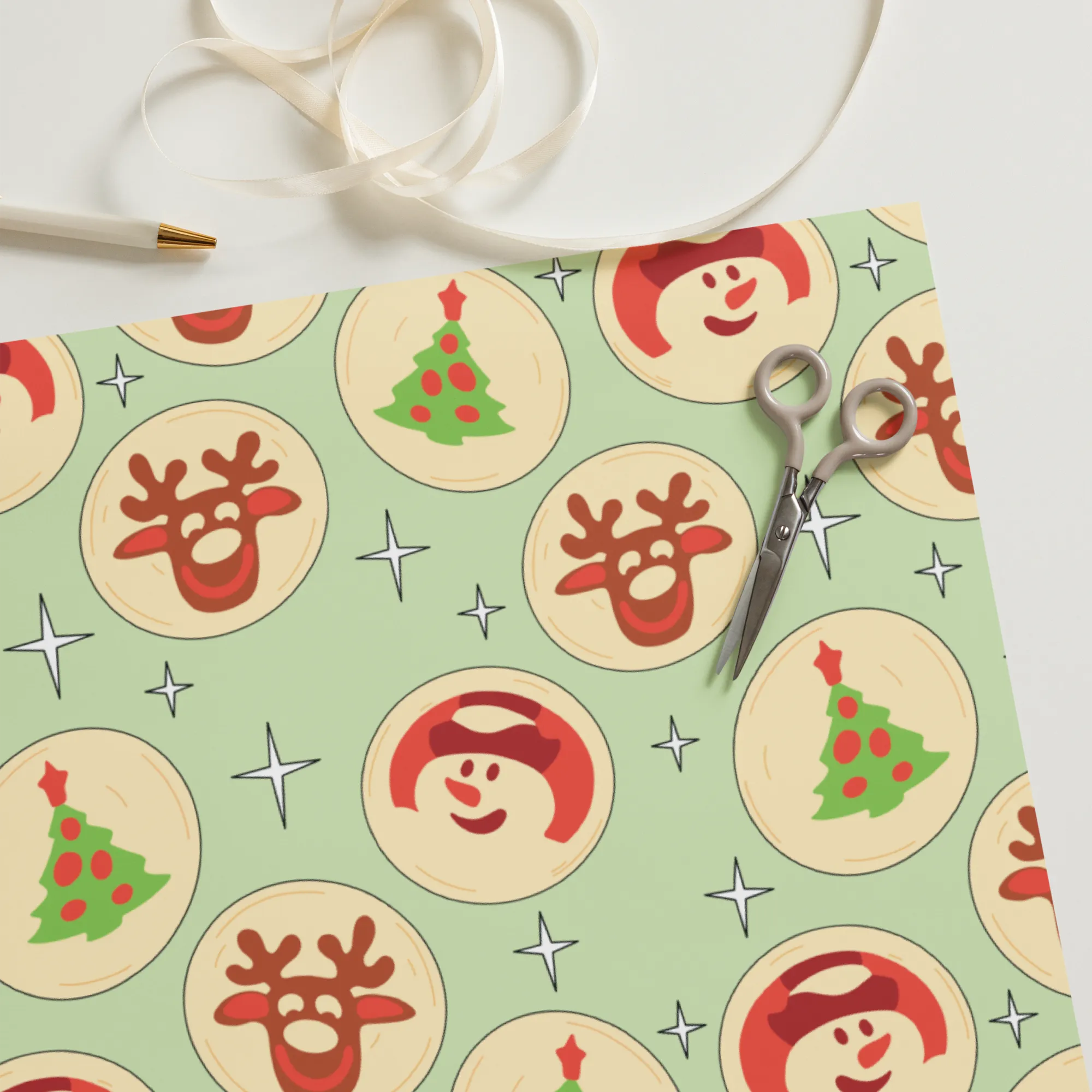 Sugar Cookie Wrapping Paper