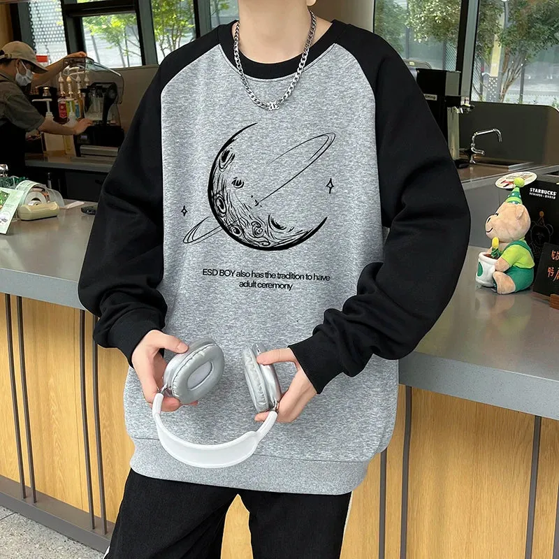 Wiaofellas  -  High Quality Men's Casual Cotton Sweatshirts Spring Autumn Outdoor Pullovers Loose Hoodies Hip Hop Streetwear Tops Clothing