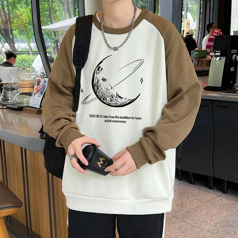 Wiaofellas  -  High Quality Men's Casual Cotton Sweatshirts Spring Autumn Outdoor Pullovers Loose Hoodies Hip Hop Streetwear Tops Clothing